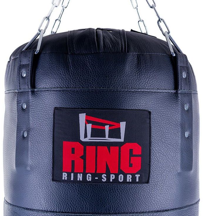 Boxerské vrece Premium z pravej kože 140x40 cm nevyplnené Ring Sport